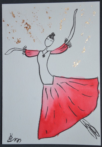 Carte danseuse