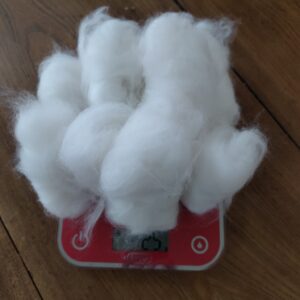 Laine angora cardée 25g
