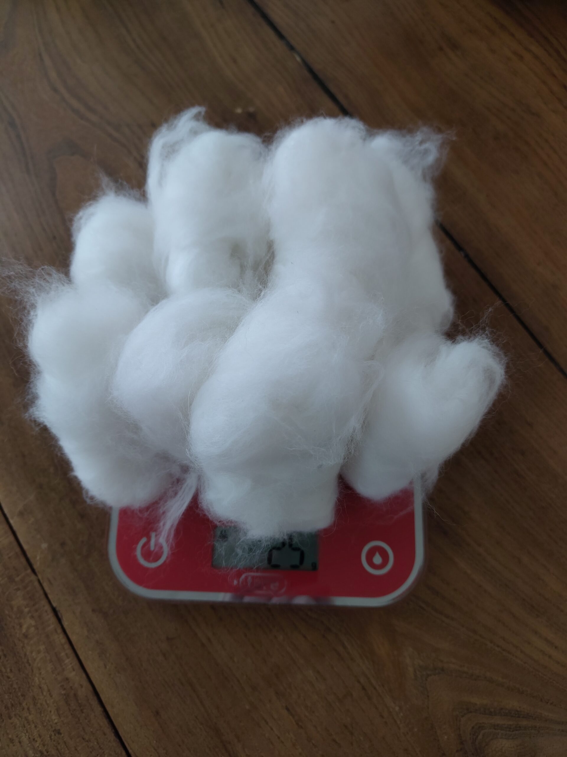 Laine angora cardée 25g
